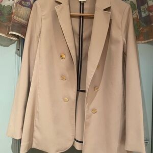 Anne Klein women tan blazer.